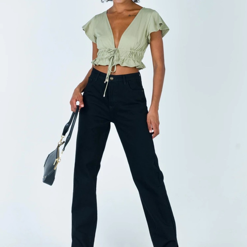 Princess Polly | Tie Front Crop Top - Picture 14 of 14